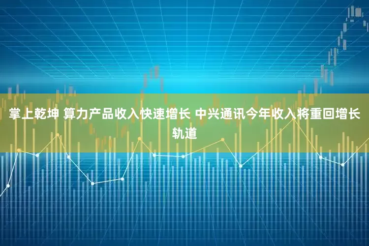 掌上乾坤 算力产品收入快速增长 中兴通讯今年收入将重回增长轨道