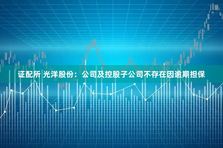 证配所 光洋股份：公司及控股子公司不存在因逾期担保